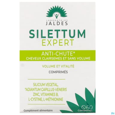 Jaldes Silettum Expert Antichute Cheveux Gelule 60