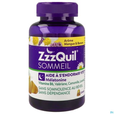 Zzzquil Sommeil Mangue Banane Gomme 60