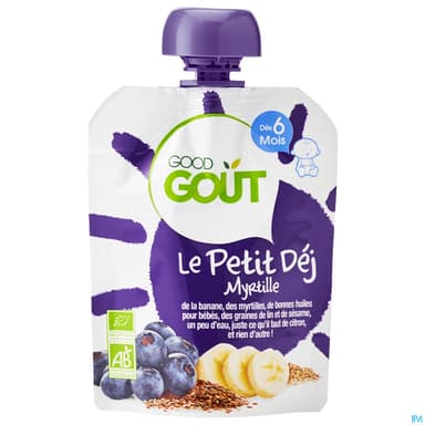GOODGOUT PETIT DEJ MYRTILLE 70G