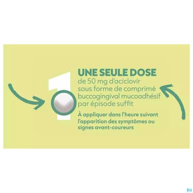 Virpax 50mg Comprime Buccogingival Mucoadhesif 1