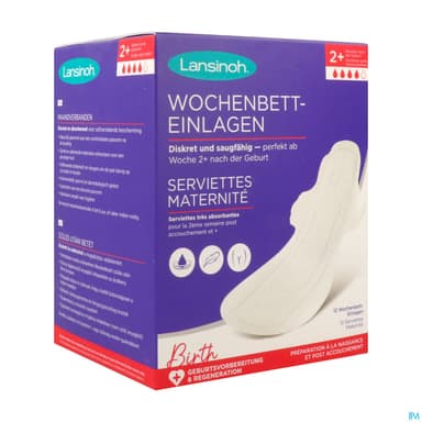 LANSINOH SERV MATERNITE X12