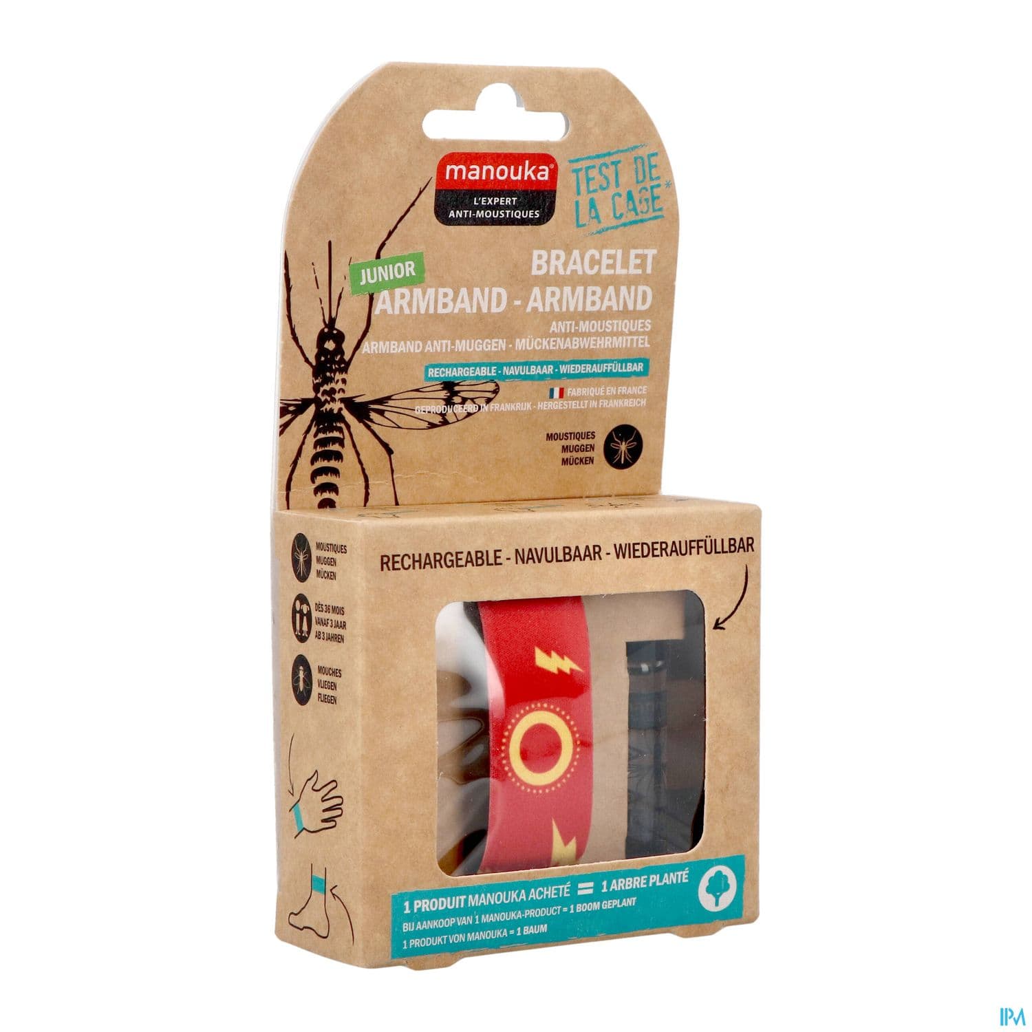 Manouka Bracelet Antimoustique Enfant Eclair