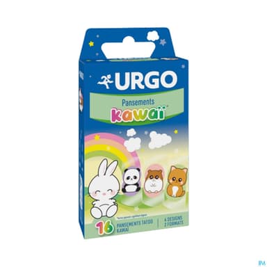 URGO PANSEMENT TATOO KAWAI X16