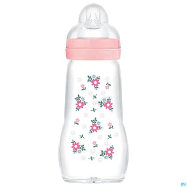 BIB MAM VER 1AGE DEB/2 ROSE 260ML