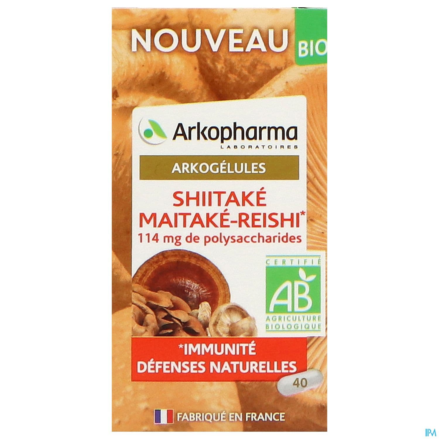 Arkopharma Arkogelules Shiitake Maitake Reishi Bio Gelule 40
