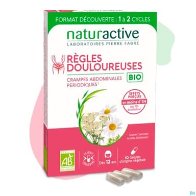 REGLES DOULOUREUSES NATURACTIV 10