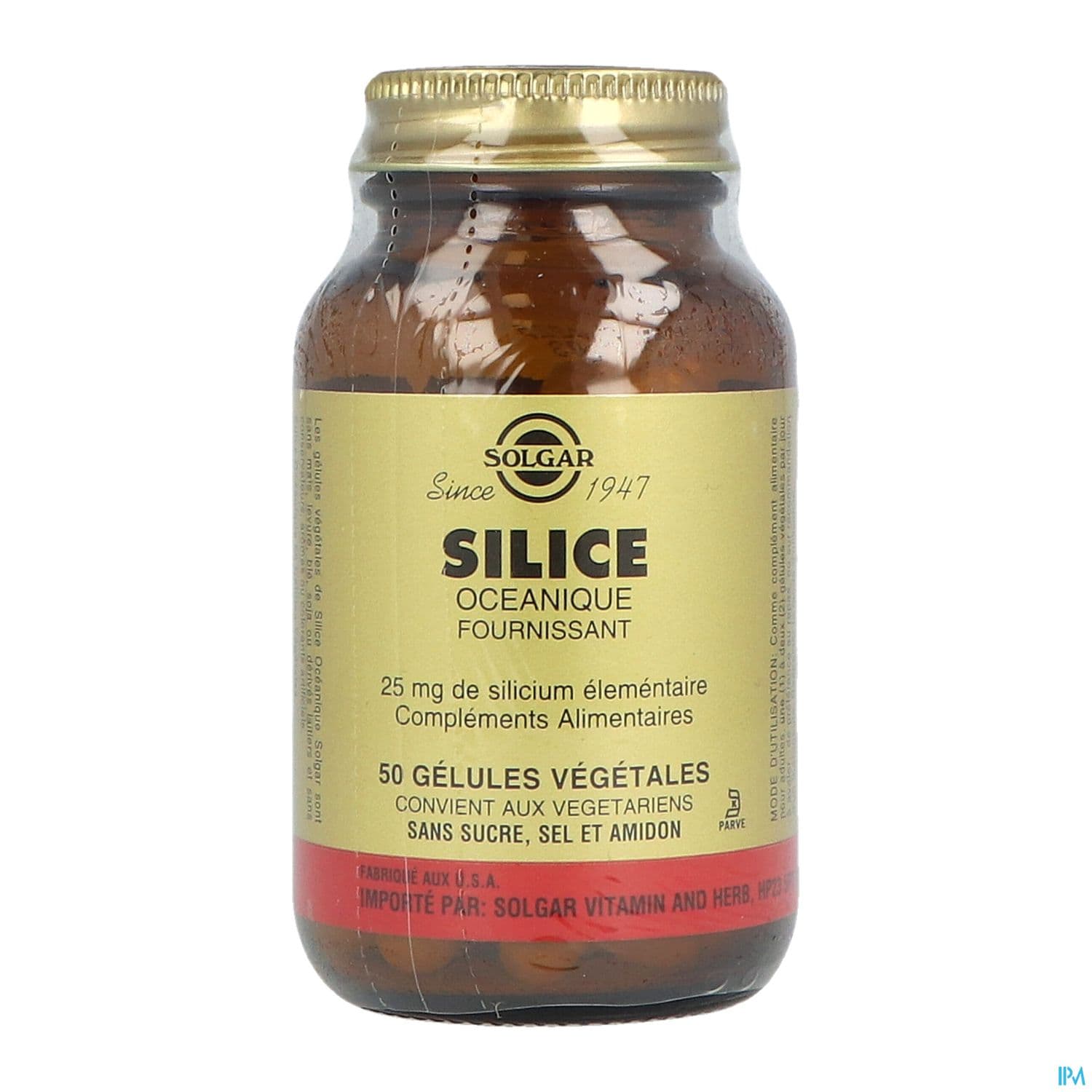 Solgar Silice Oceanique Gelule Vegetale 50