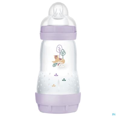 MAM BIB E ST A/COL LILAS D2 260ML