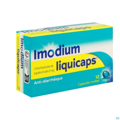 IMODIUMLIQUICAPS 2MG CAPSULES 12