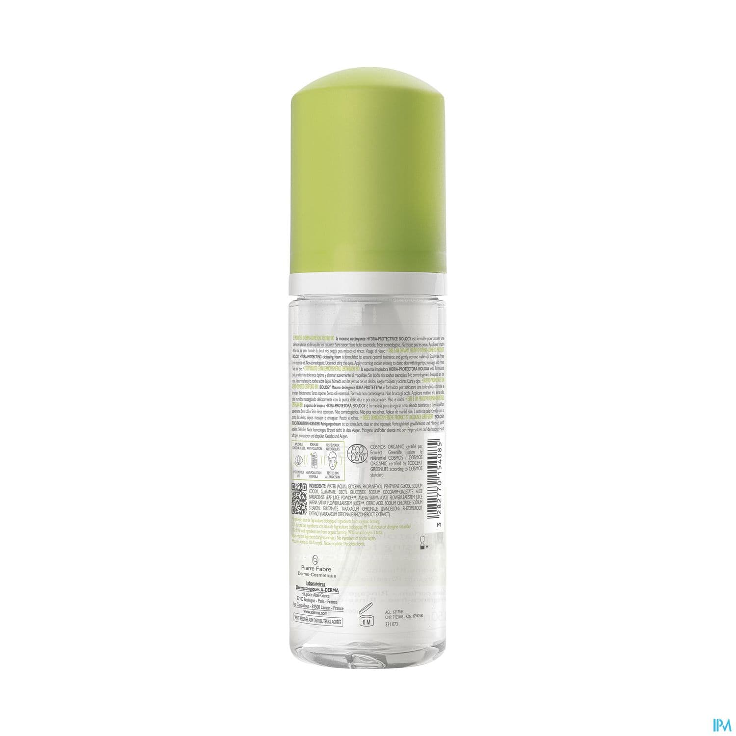 A-DERMA MOUSS NETT HYDR PROT 150ML