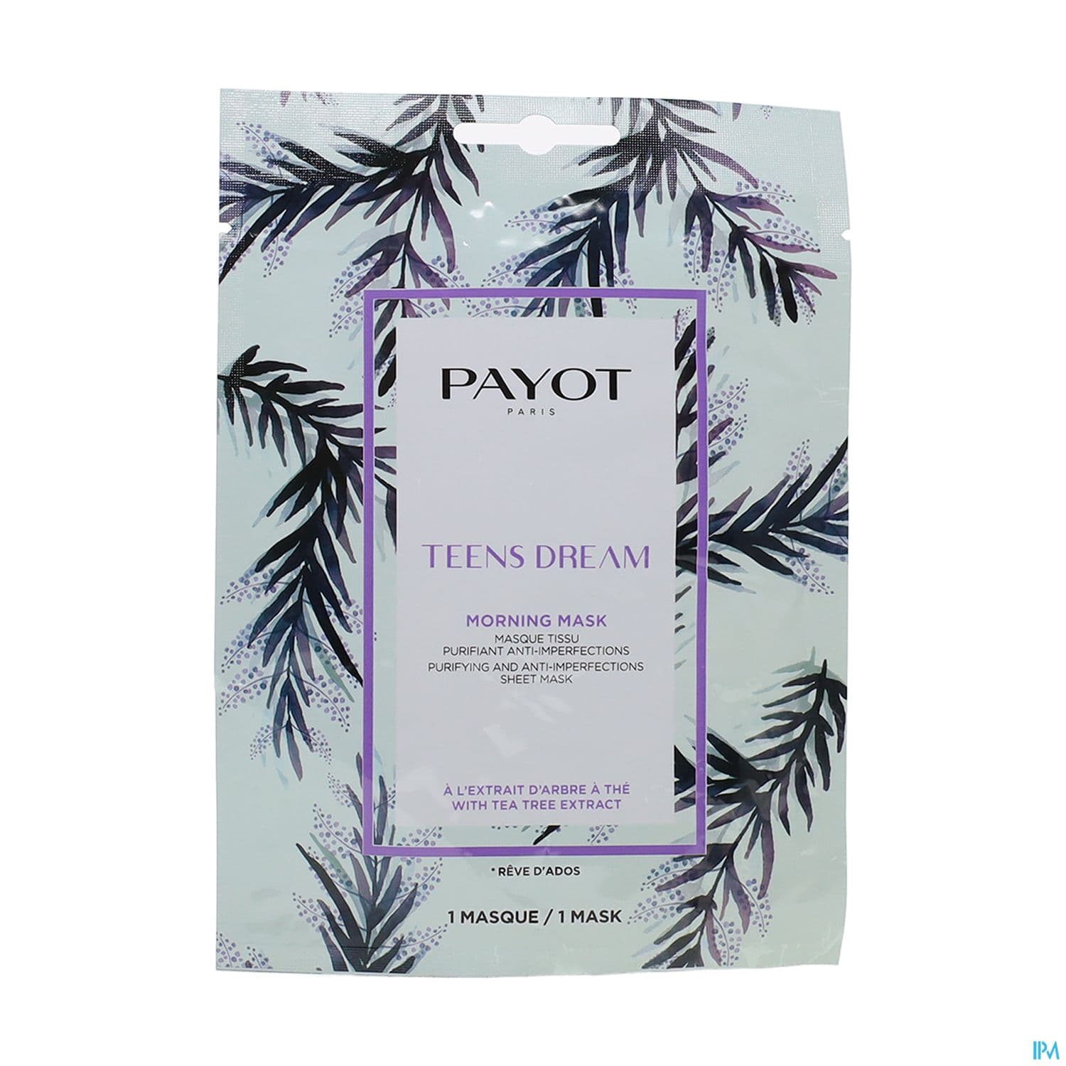 Payot Masque Tissu Teens Dream Purifiant — Pharmacie Pharmavance Auteuil