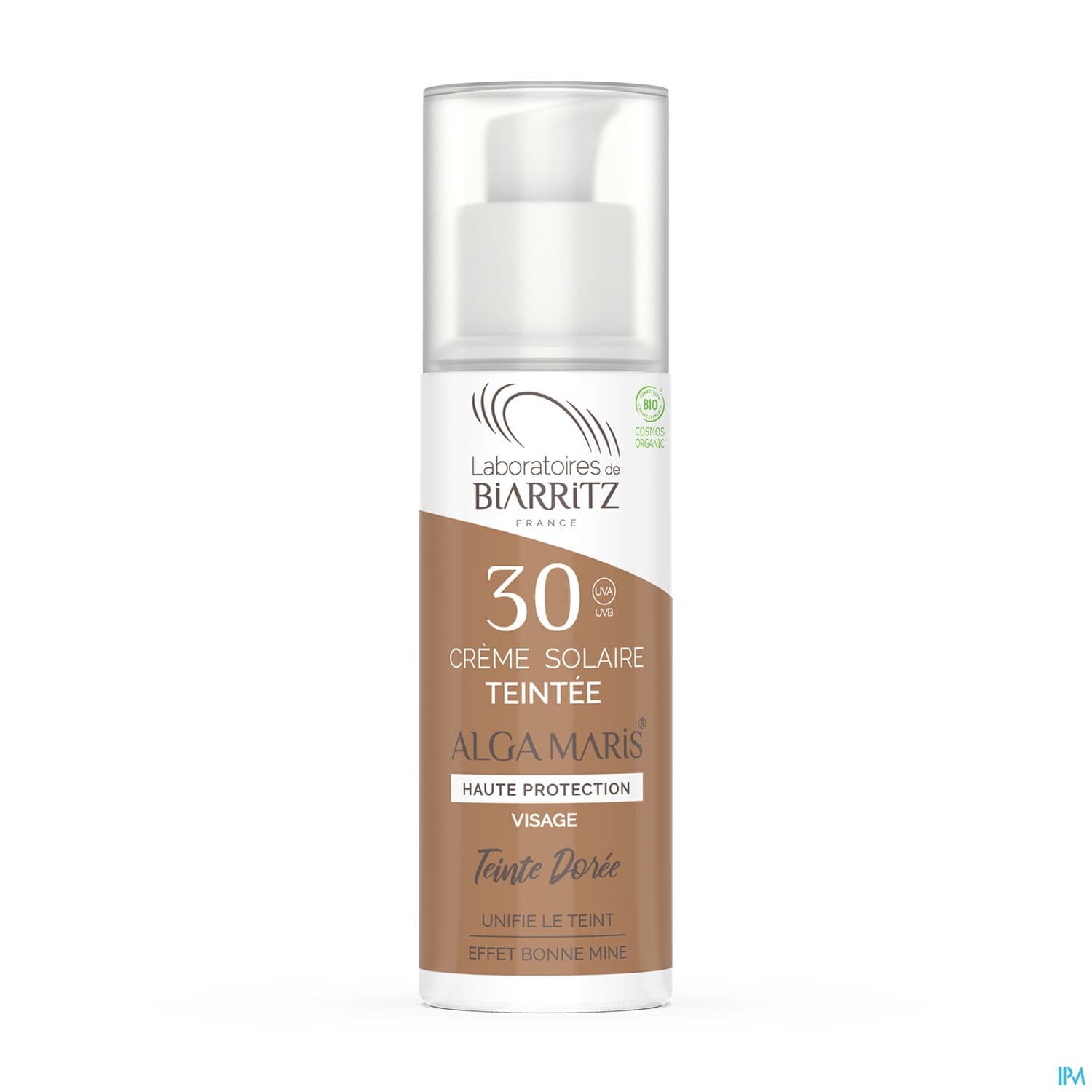 Alga Maris Creme Solaire Visage Ip30 Doree 50ml