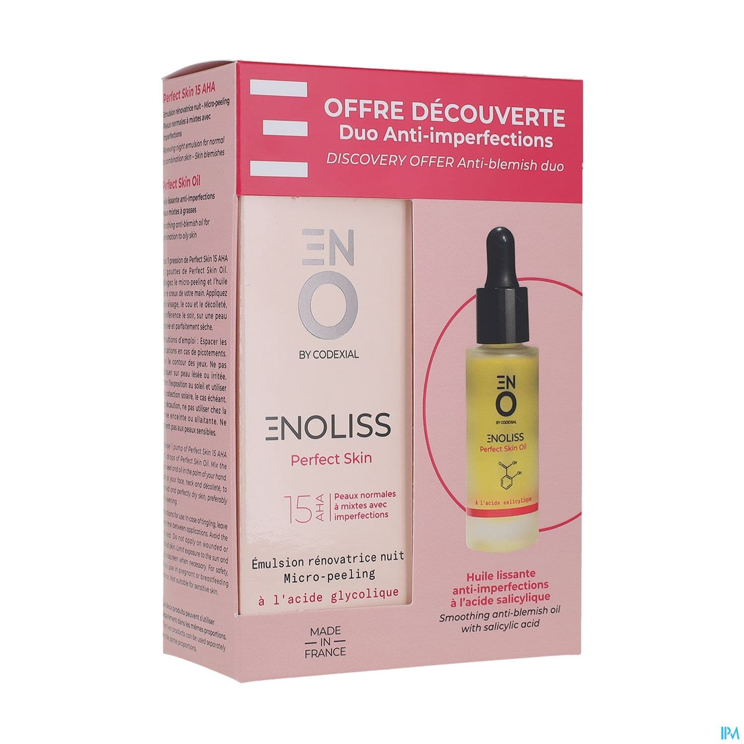 Codexial Enoliss Perfect Skin 15 Aha 30ml + Perfect Skin Oil 20ml — Pharmacie du Grand Vitrolles