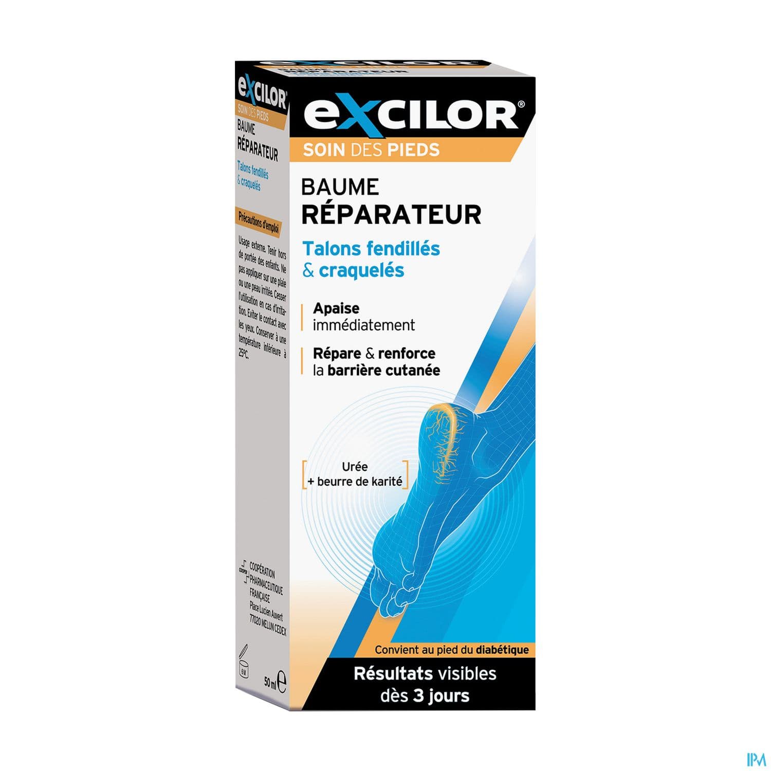 Cooper Excilor Baume Reparateur Talon Fendilles 50ml