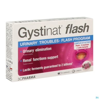 3C PHARMA GYSTINAT FLASH CPR+GELUL