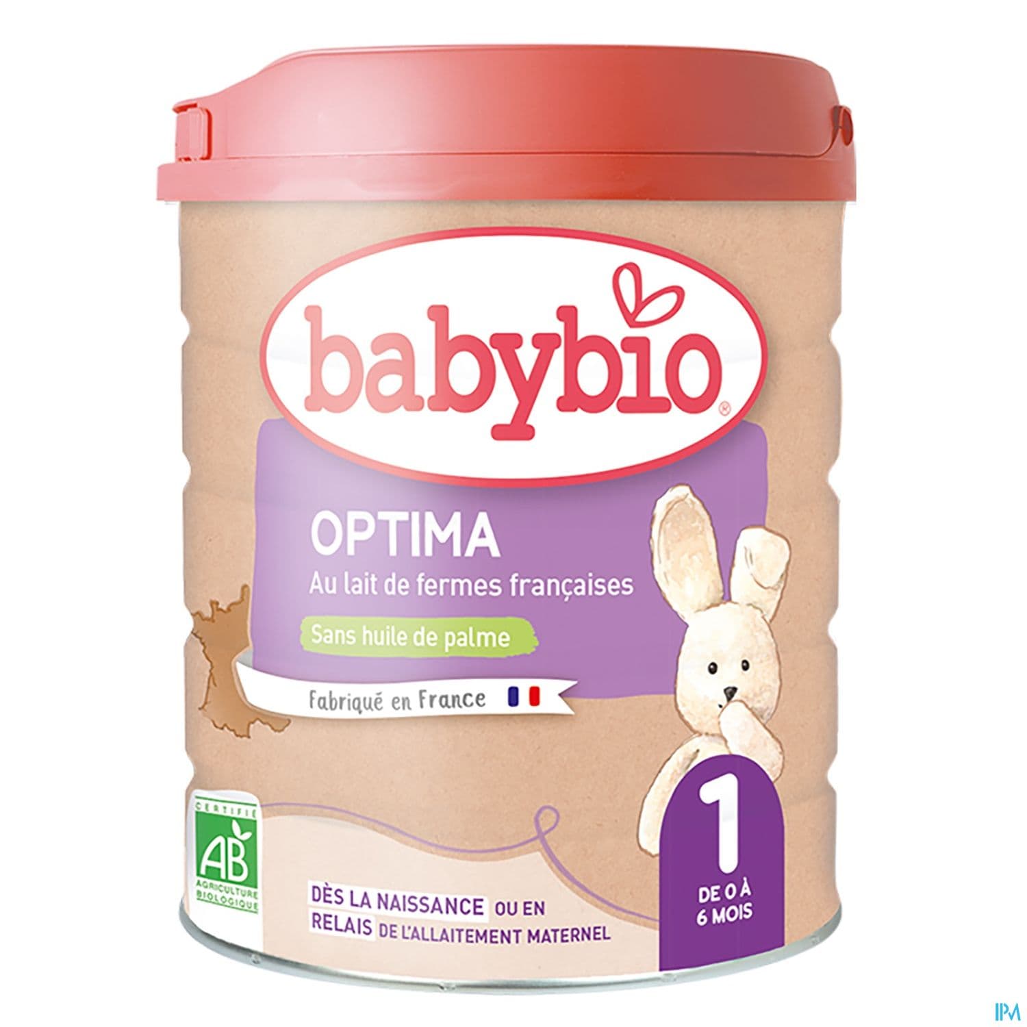 BABYBIO 1AG OPTIMA LAIT BIO800G