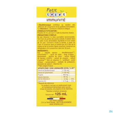 PETIT CHENE IMMUNITE 125ML