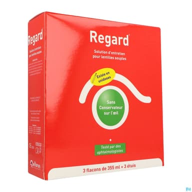 Regard Solution Multifonctions 355ml X3 + 3 Etui