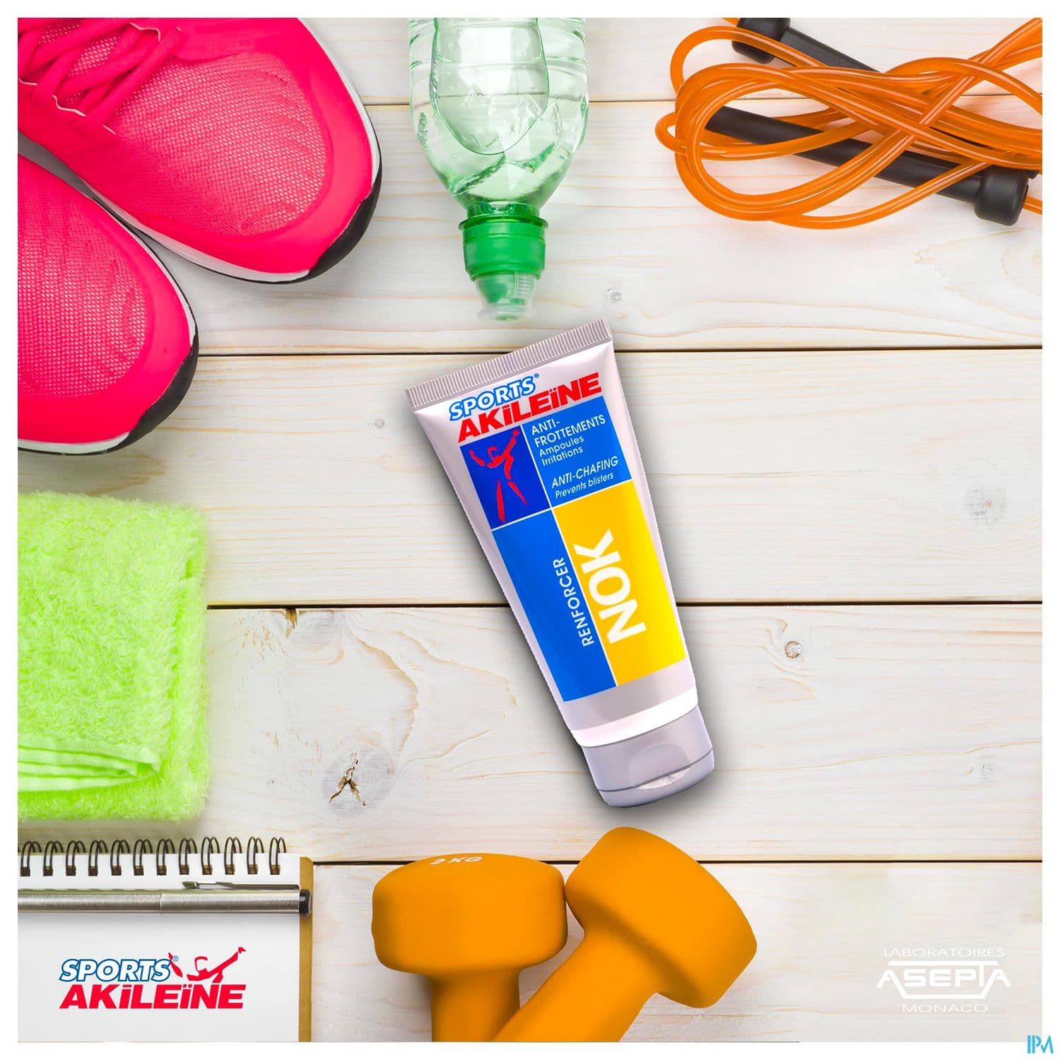 AKILEINE SPORT NOK CR A/FROTT 75ML