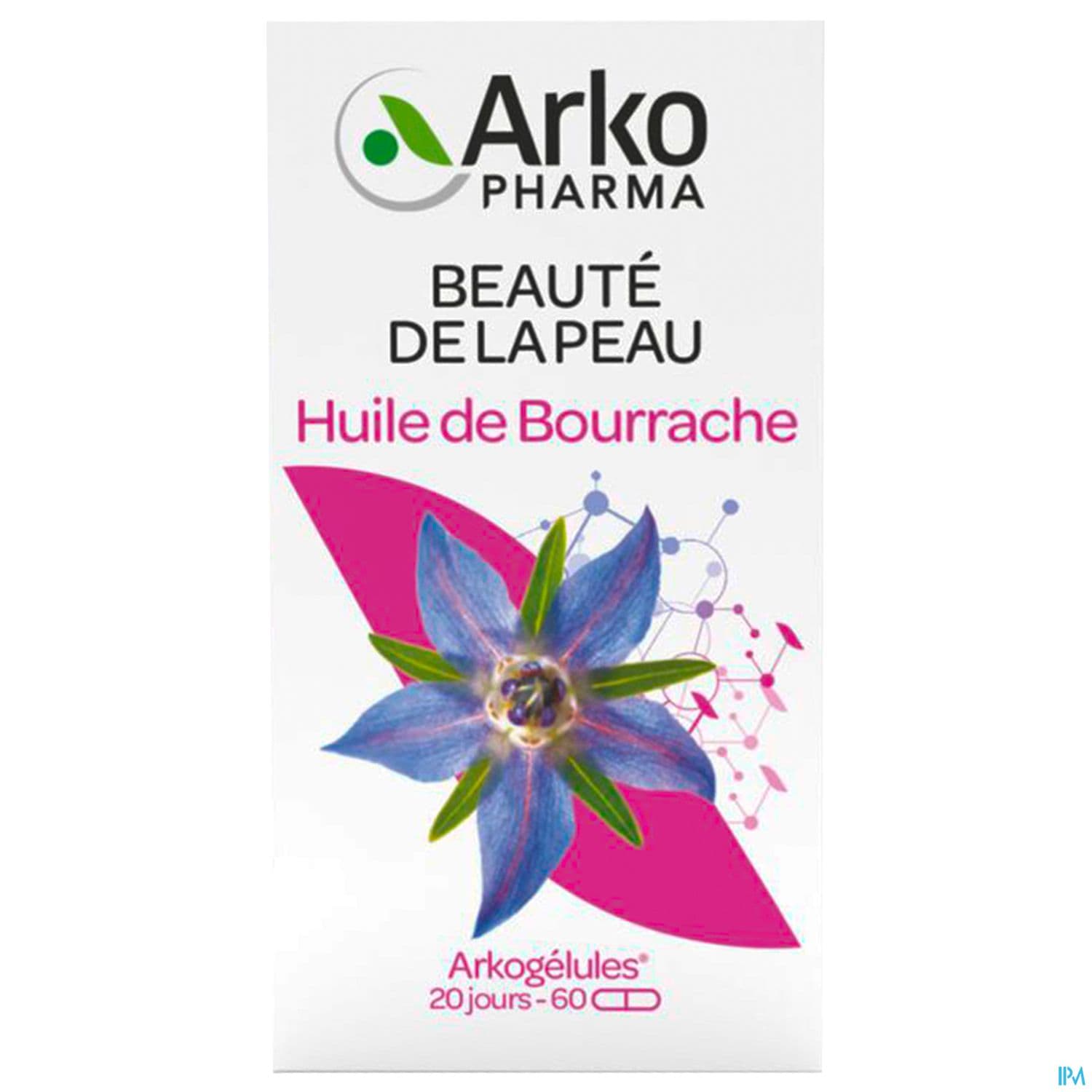 ARKOG HUILE BOURRACHE CAPS 60