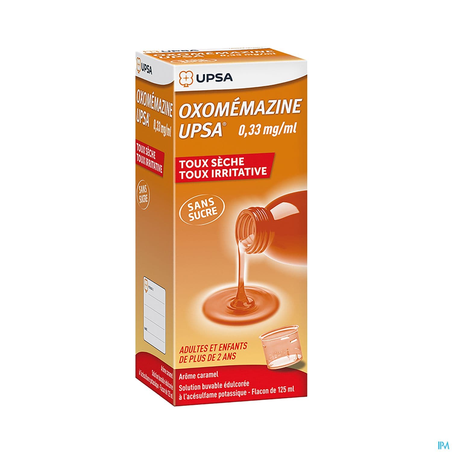 Oxomemazine Upsa 0mg33/ml Sans Sucre Solution Buvable 125ml