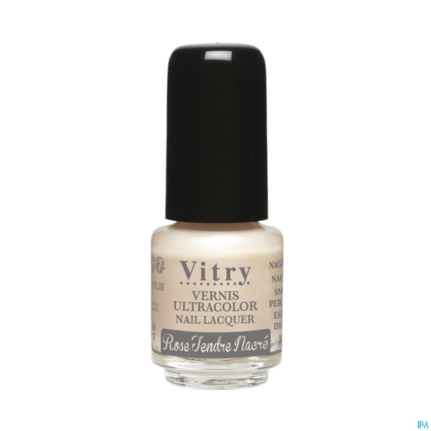 Vitry Vernis Ongles Rose Tendre Nacre Mini 4ml