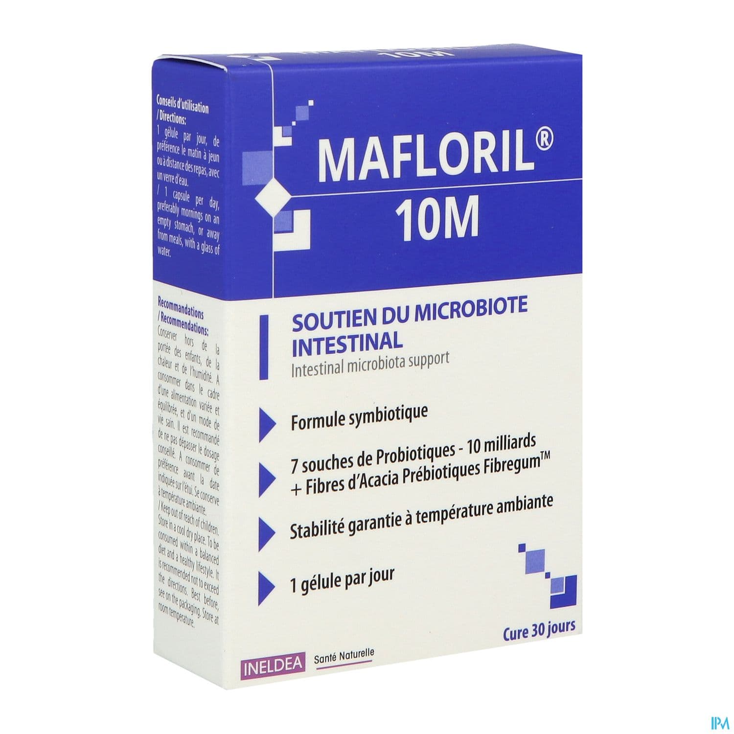 Ineldea Isn Mafloril 10m Soutient La Flore Intestinale Gelule 30