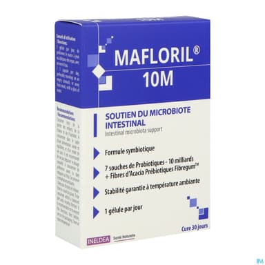Ineldea Isn Mafloril 10m Soutient La Flore Intestinale Gelule 30