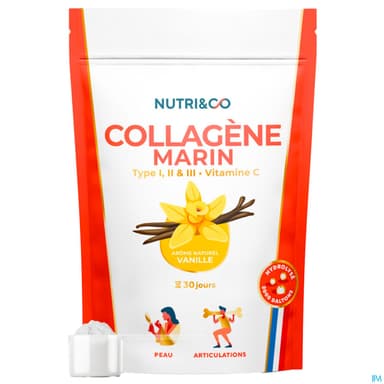 NUTRI&CO COLLAGENE VANILLE 180G