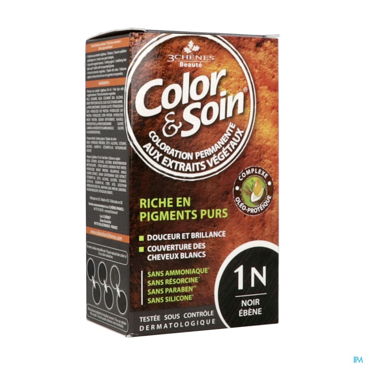 3 CHENES COLOR/SOIN NOIR EBENE 1N