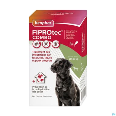 BEAPHAR FIPROTEC COMBI GD CHIENX3
