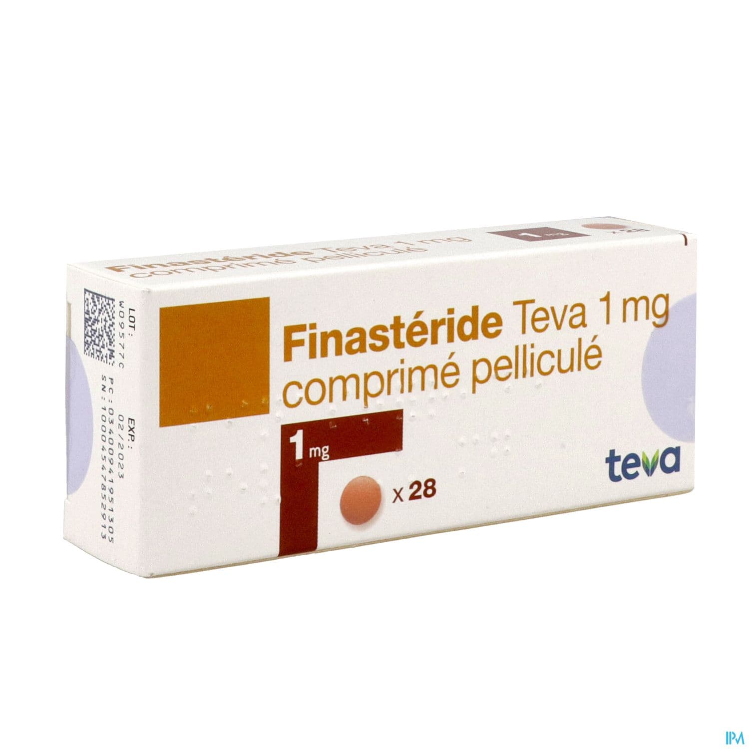 Finasteride Teva 1mg Comprime 28