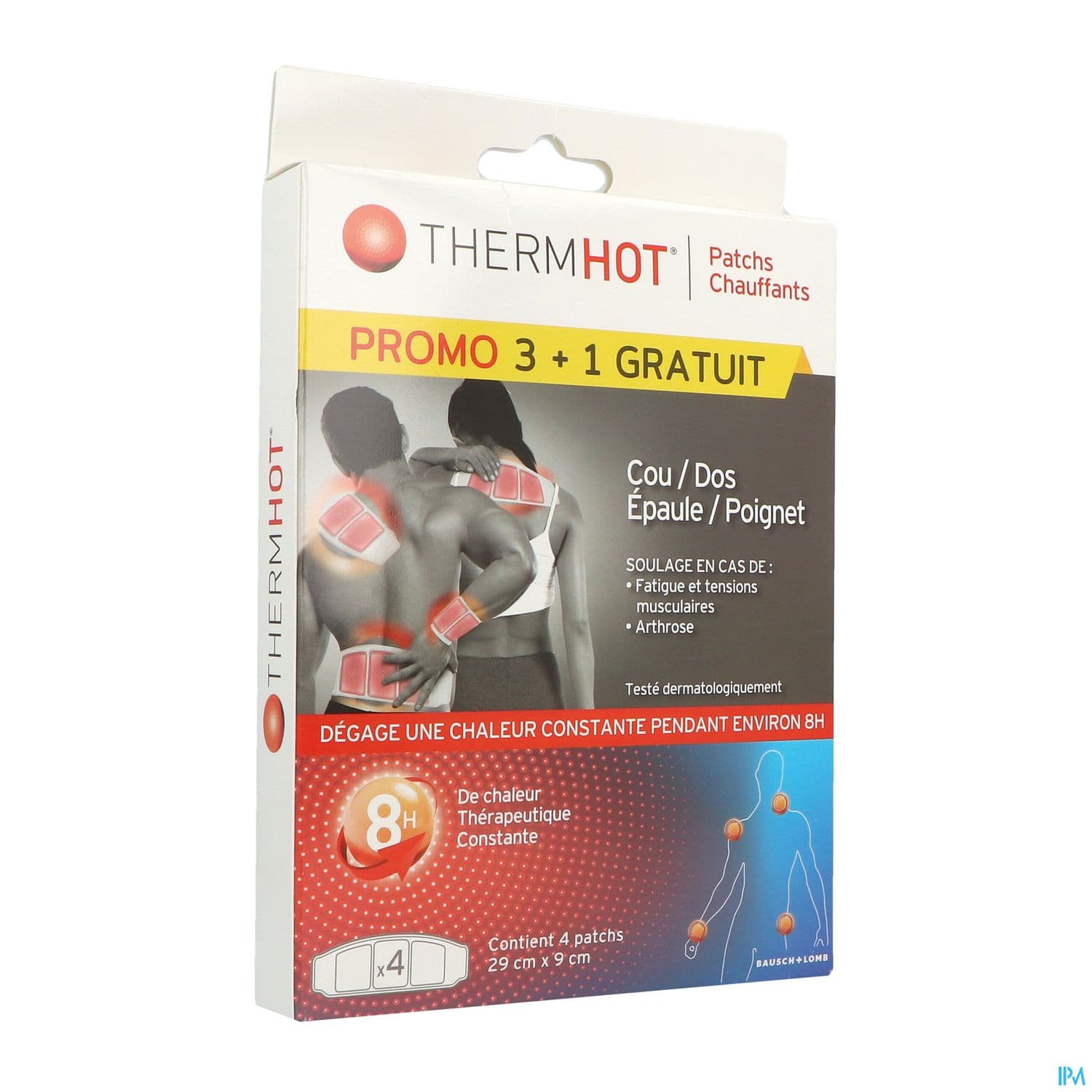 Thermhot Patch Chauffant Cou Dos Epaules Poignet 4