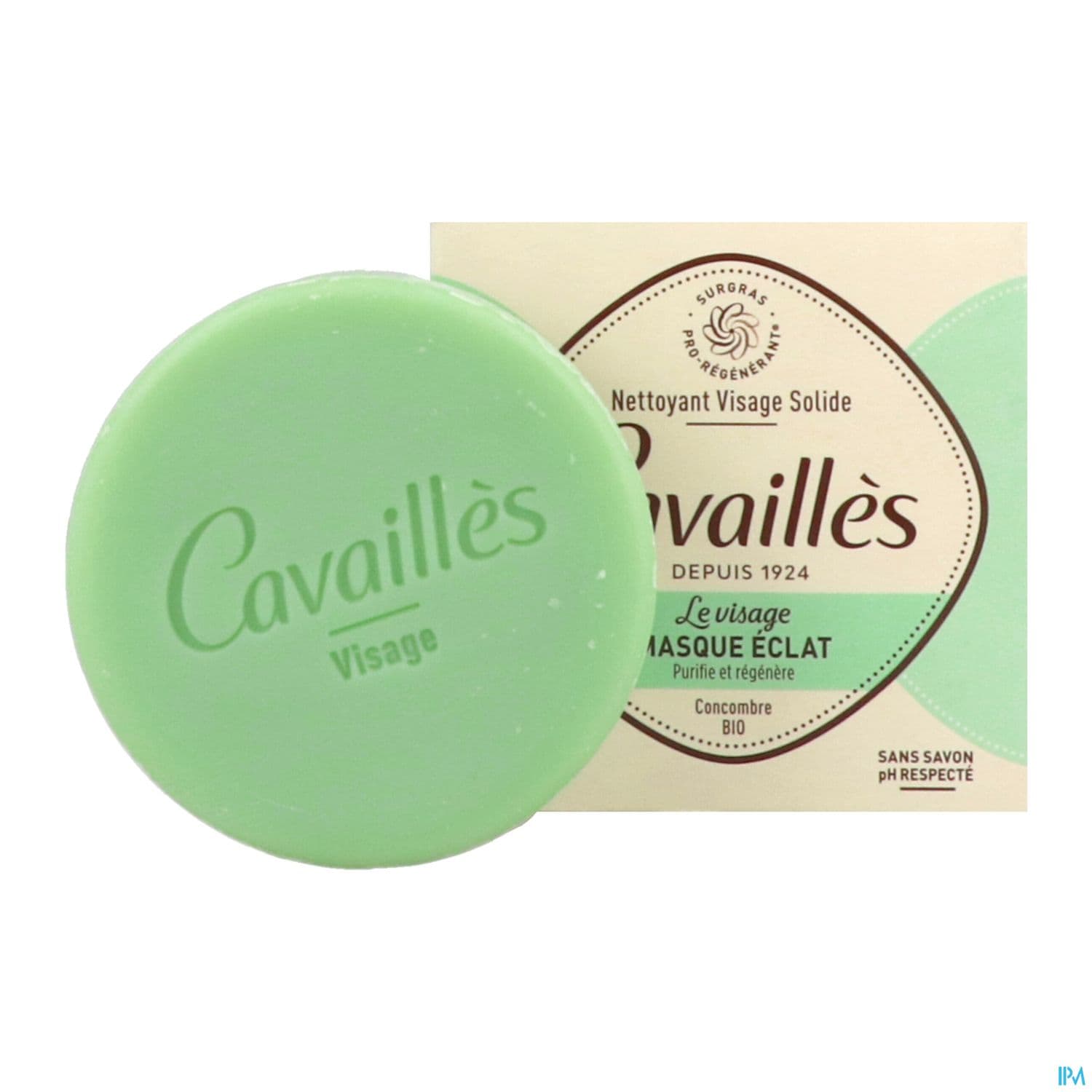 Roge Cavailles Nettoyant Visage Solide Masque Eclat 70g