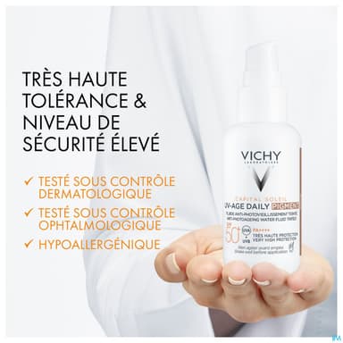 Vichy Capital Soleil Uv Age Daily Pigment Teinte Medium Spf50+ 40ml