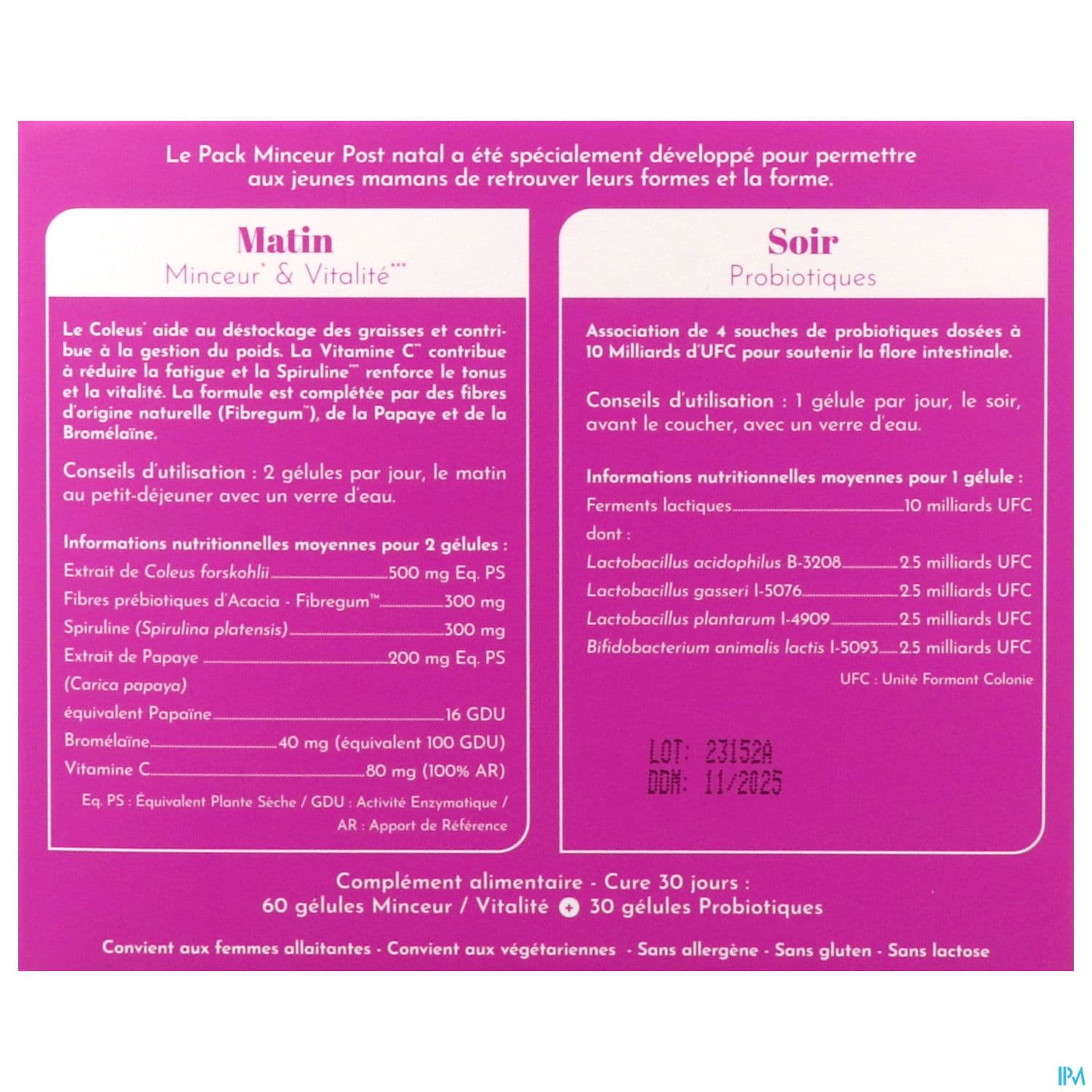NATURFIT PACK MINC POST NAT GELU90