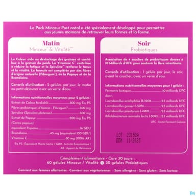 NATURFIT PACK MINC POST NAT GELU90
