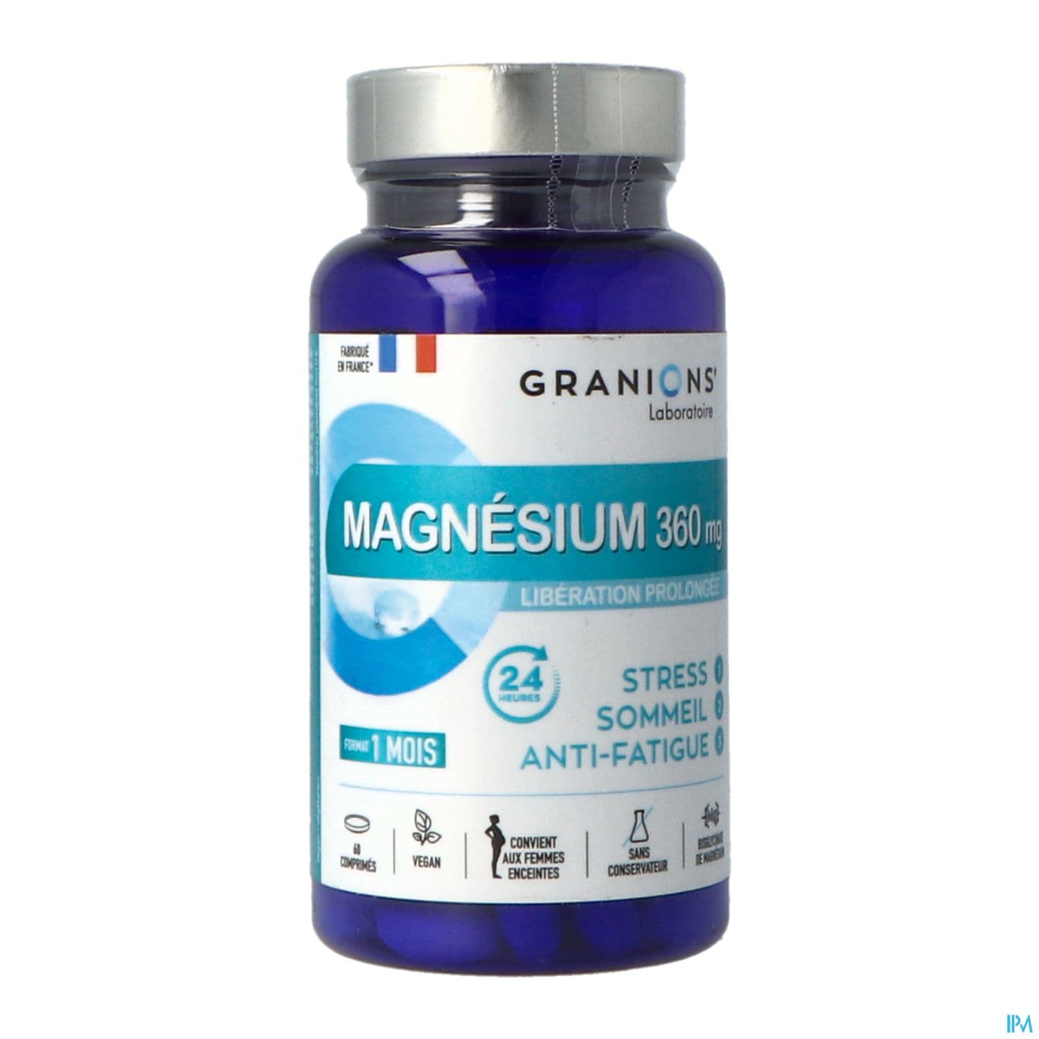 Granions Magnesium 360mg Stress Sommeil Comprime 60