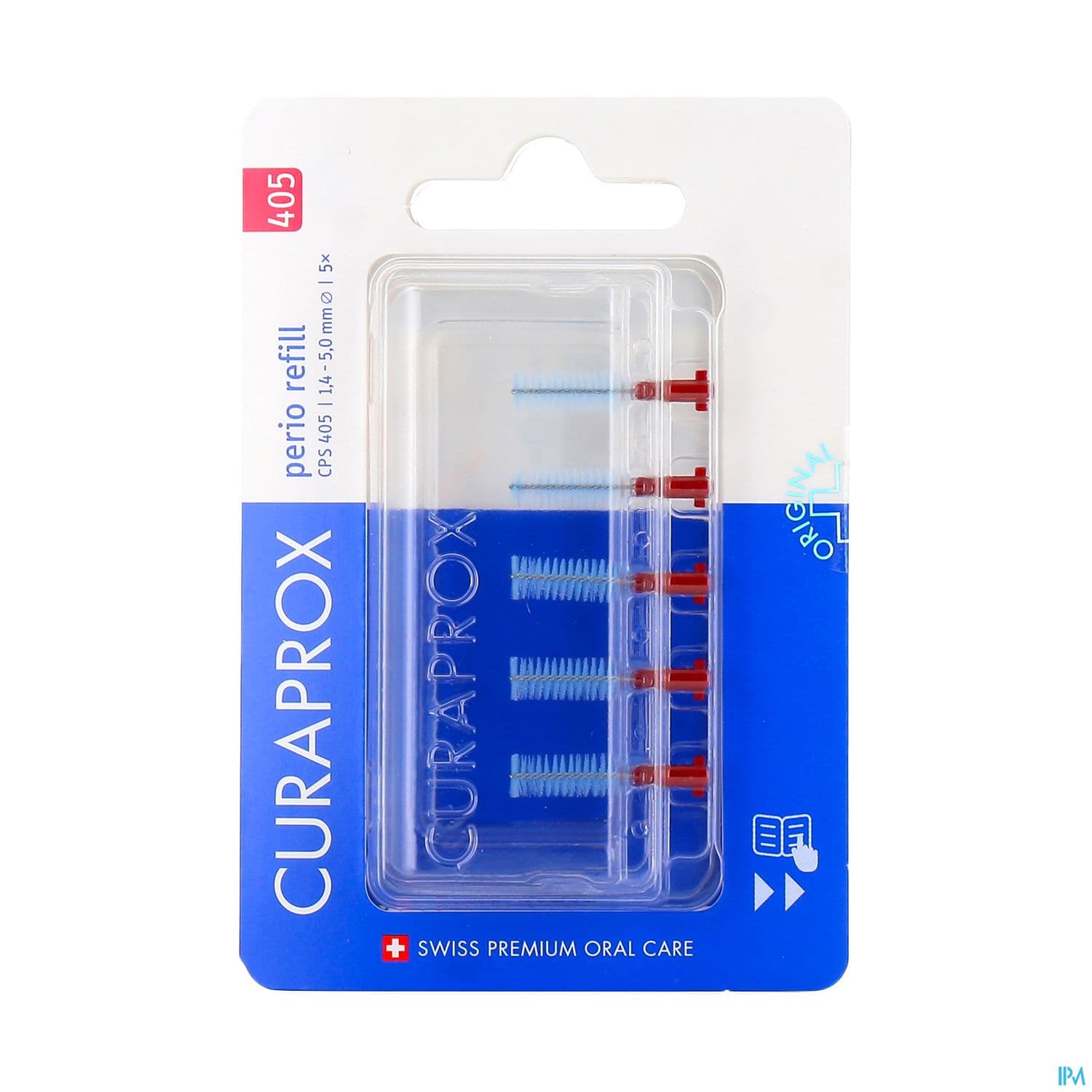 Curaprox Cps 405 Perio+ Recharge Brossette Interdentaire Rouge 5