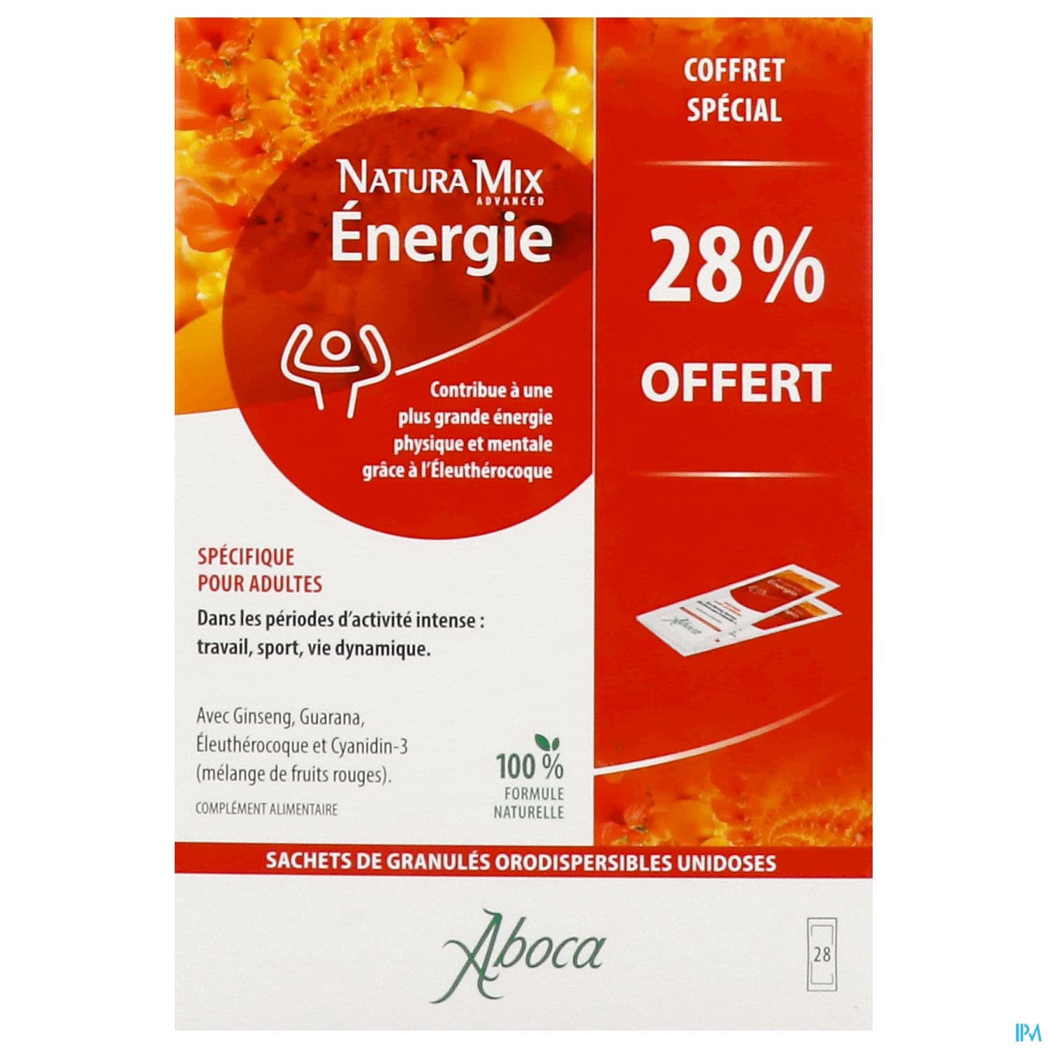 Aboca Natura Mix Advanced Energie Sachet Orodispersible 28