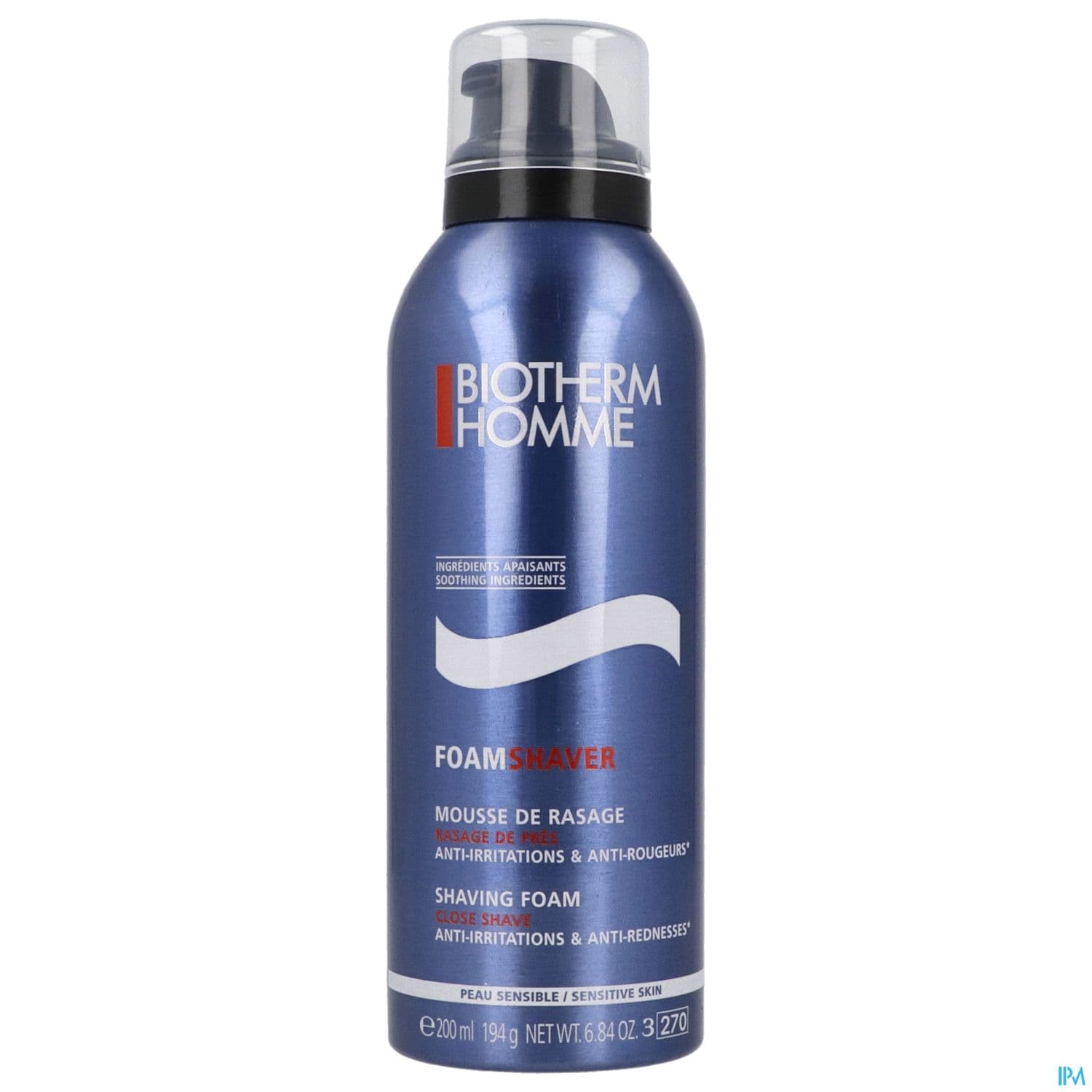 Biotherm Homme Mousse De Rasage Peaux Sensibles Spray 200ml