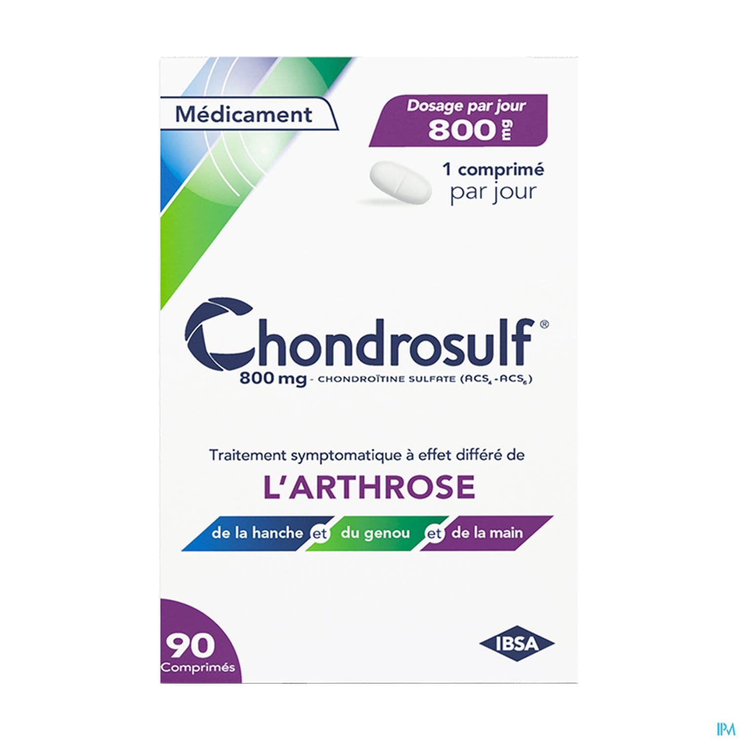 CHONDROSULF 800MG CPR 90