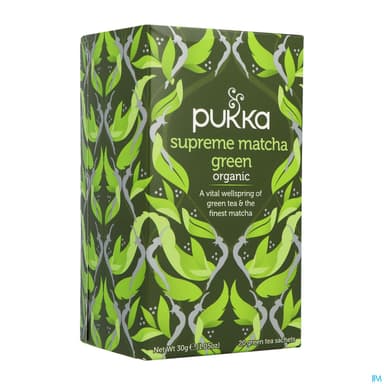 Pukka The Vert Matcha Supreme Bio Sachet 20