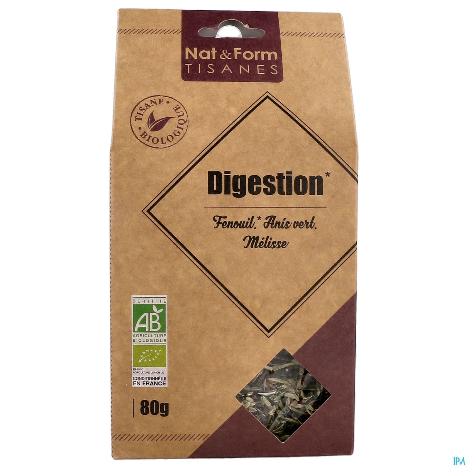 NAT&FORM TIS DIGESTION BIO 80G