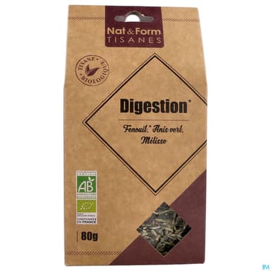 NAT&FORM TIS DIGESTION BIO 80G