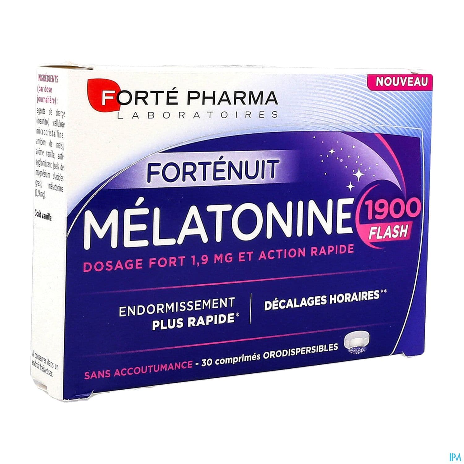 Forte Pharma Fortenuit Melatonine 1900 Flash Comprime 30
