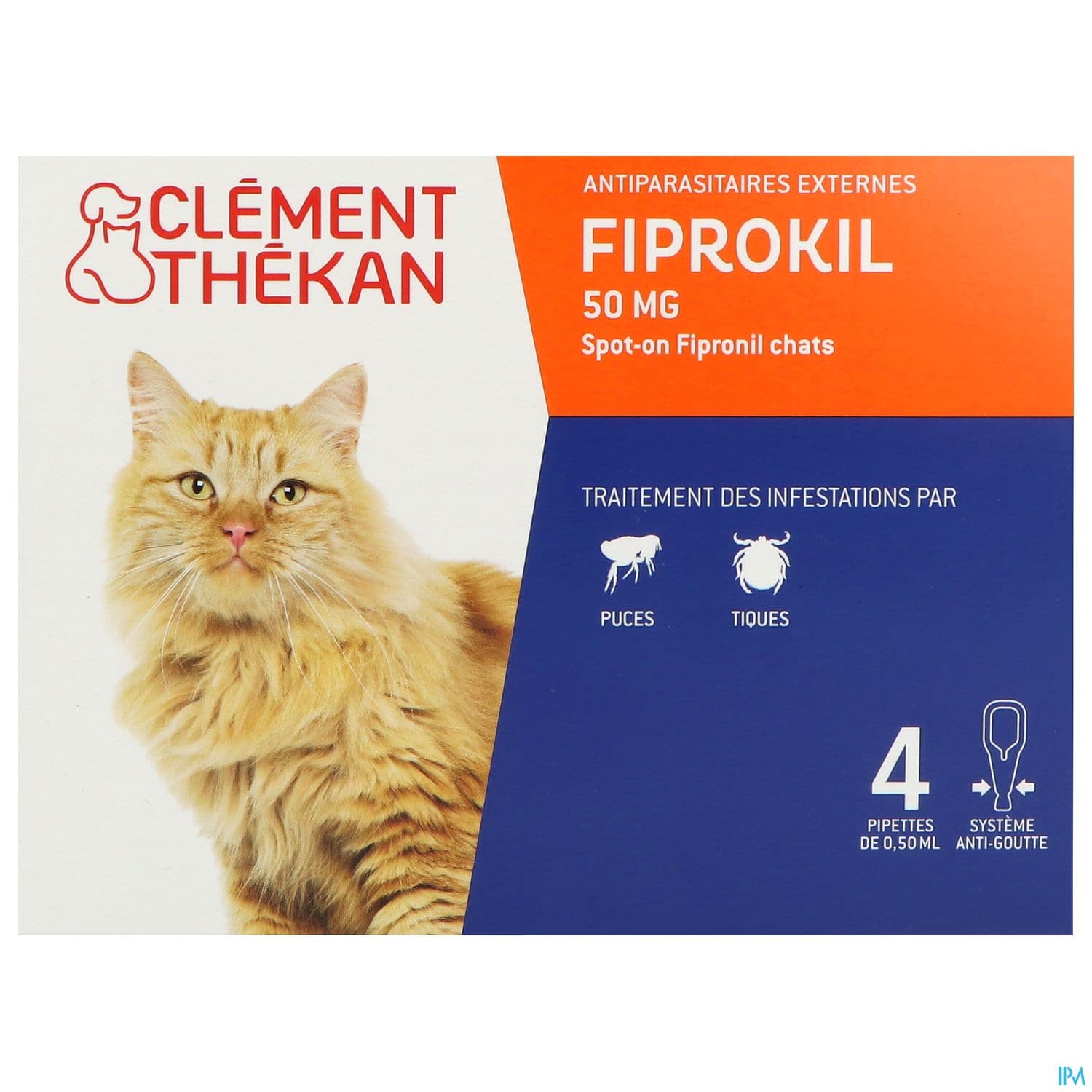 Clement Thekan Fiprokil Spot On Chat 0ml5 X4