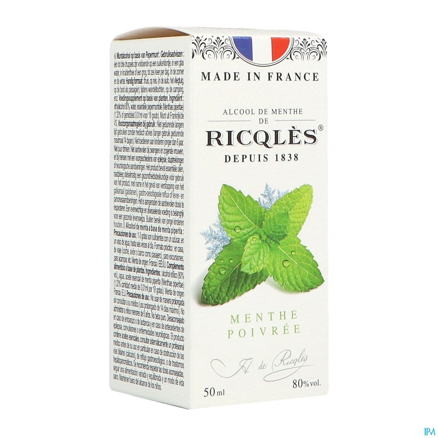 Ricqles Alcool De Menthe 50ml