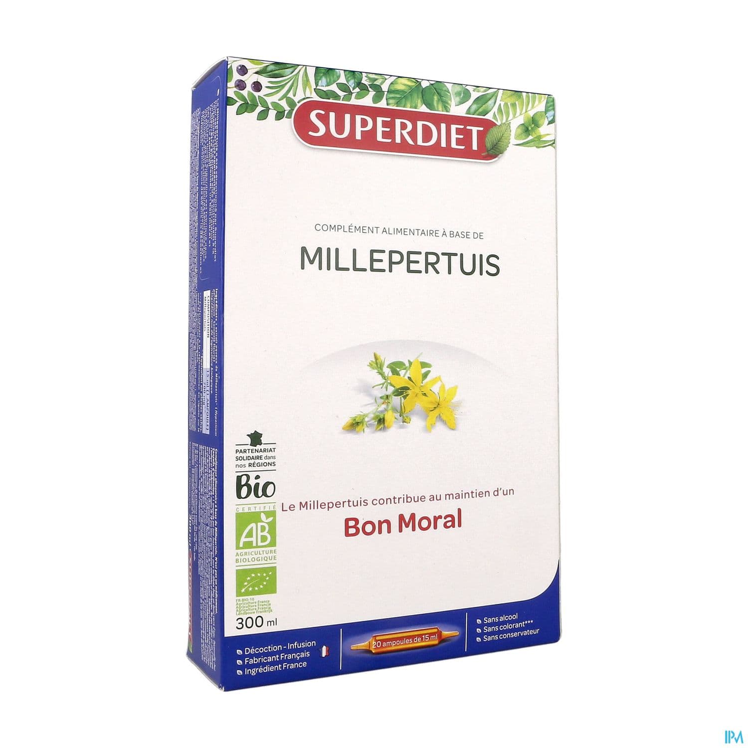 SUPERDIET MILLEPERTUIS BIO AMP20
