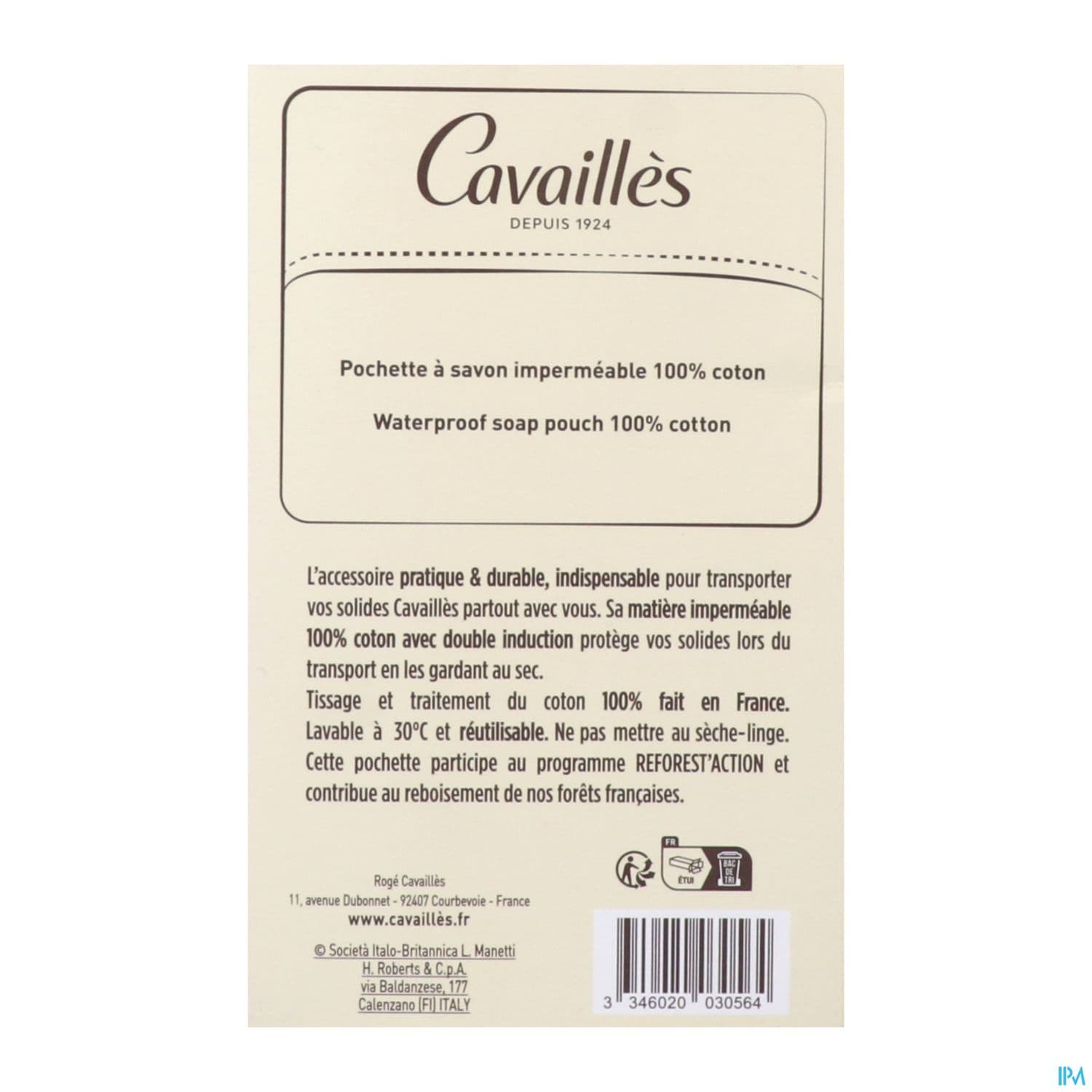 CAVAILLES POCHETTE SAVON